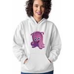 Fashion, accesorii si bijuterii - Femei - Imbracaminte femei - Hanorace femei - Hanorac Femei Finding Nemo Caracatita Pearl Viata Marina Ocean, alb, marime 2XL - Infinity.ro
