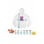Fashion, accesorii si bijuterii - Femei - Imbracaminte femei - Hanorace femei - Hanorac Femei Finding Nemo Caracatita Pearl Viata Marina Ocean, alb, marime 2XL - Infinity.ro