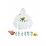 Fashion, accesorii si bijuterii - Femei - Imbracaminte femei - Hanorace femei - Hanorac Femei Finding Nemo Broasca Testoasa Squirt Ocean Viata Marina, alb, marime 2XL - Infinity.ro