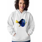 Fashion, accesorii si bijuterii - Femei - Imbracaminte femei - Hanorace femei - Hanorac Femei Finding Nemo Dory Dora Viata Marina, alb, marime 2XL - Infinity.ro