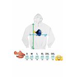Fashion, accesorii si bijuterii - Femei - Imbracaminte femei - Hanorace femei - Hanorac Femei Finding Nemo Dory Dora Viata Marina, alb, marime 2XL - Infinity.ro