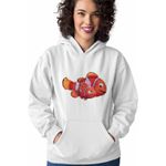 Fashion, accesorii si bijuterii - Femei - Imbracaminte femei - Hanorace femei - Hanorac Femei Finding Nemo Ocean Marlin Peste Clovn, alb, marime 2XL - Infinity.ro