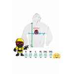 Fashion, accesorii si bijuterii - Femei - Imbracaminte femei - Hanorace femei - Hanorac Femei Fish it Pescar Roblox Sea Monster, alb, marime 2XL - Infinity.ro
