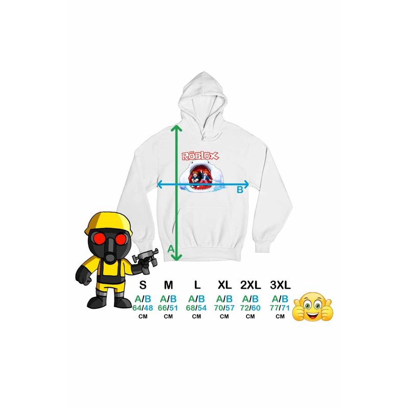Fashion, accesorii si bijuterii - Femei - Imbracaminte femei - Hanorace femei - Hanorac Femei Fish it Pescar Roblox Sea Monster, alb, marime 2XL - Infinity.ro
