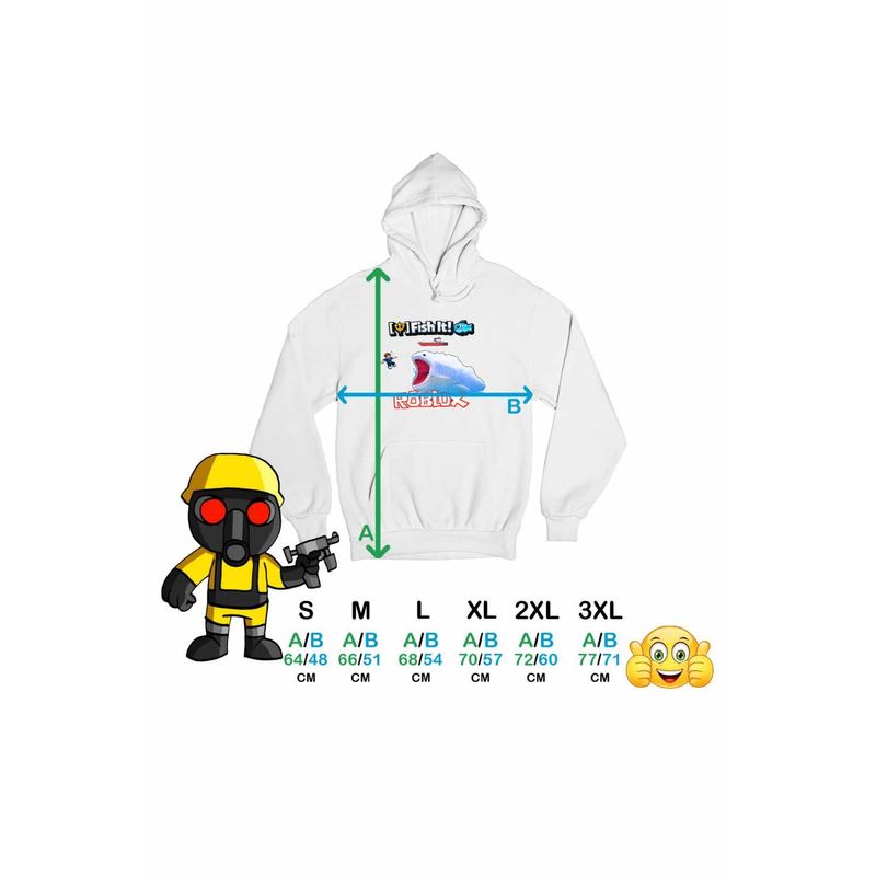 Fashion, accesorii si bijuterii - Femei - Imbracaminte femei - Hanorace femei - Hanorac Femei Fish it Roblox Pescar Marin Monster, alb, marime 2XL - Infinity.ro