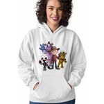 Fashion, accesorii si bijuterii - Femei - Imbracaminte femei - Hanorace femei - Hanorac Femei Fnaf Freddy Krueger Five Nights at Freddy Horror Halloween, alb, marime 2XL - Infinity.ro