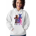 Fashion, accesorii si bijuterii - Femei - Imbracaminte femei - Hanorace femei - Hanorac Femei Fnaf Huntrix Kpop Five Nights at Freddy Horror Halloween, alb, marime 2XL - Infinity.ro