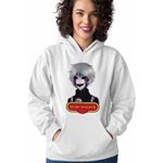 Fashion, accesorii si bijuterii - Femei - Imbracaminte femei - Hanorace femei - Hanorac Femei Fnaf Marionette Five Nights at Freddy Horror Halloween, alb, marime 2XL - Infinity.ro