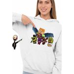 Fashion, accesorii si bijuterii - Femei - Imbracaminte femei - Hanorace femei - Hanorac Femei Fnaf Minecraft Five Nights at Freddy Horror Halloween, alb, marime 2XL - Infinity.ro