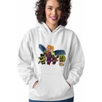 Fashion, accesorii si bijuterii - Femei - Imbracaminte femei - Hanorace femei - Hanorac Femei Fnaf Minecraft Five Nights at Freddy Horror Halloween, alb, marime 2XL - Infinity.ro
