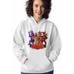 Fashion, accesorii si bijuterii - Femei - Imbracaminte femei - Hanorace femei - Hanorac Femei Fnaf Party Five Nights at Freddy Horror Halloween, alb, marime 2XL - Infinity.ro