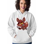 Fashion, accesorii si bijuterii - Femei - Imbracaminte femei - Hanorace femei - Hanorac Femei Fnaf Playtime Foxy Five Nights at Freddy Horror Halloween, alb, marime 2XL - Infinity.ro