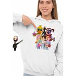Fashion, accesorii si bijuterii - Femei - Imbracaminte femei - Hanorace femei - Hanorac Femei Fnaf Saja Boys Kpop Demon Hunters Chibi Five Nights at Freddy , alb, marime 2XL - Infinity.ro