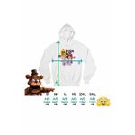 Fashion, accesorii si bijuterii - Femei - Imbracaminte femei - Hanorace femei - Hanorac Femei Fnaf Saja Boys Kpop Demon Hunters Chibi Five Nights at Freddy , alb, marime 2XL - Infinity.ro