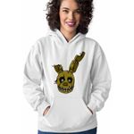 Fashion, accesorii si bijuterii - Femei - Imbracaminte femei - Hanorace femei - Hanorac Femei Fnaf Spring Bonnie Five Nights at Freddy Horror Halloween, alb, marime 2XL - Infinity.ro