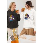 Fashion, accesorii si bijuterii - Femei - Imbracaminte femei - Hanorace femei - Hanorac Femei Frumoasa si Bestia Povesti, alb, marime 2XL - Infinity.ro