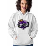 Fashion, accesorii si bijuterii - Femei - Imbracaminte femei - Hanorace femei - Hanorac Femei Future King Trap, alb, marime 2XL - Infinity.ro
