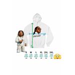 Fashion, accesorii si bijuterii - Femei - Imbracaminte femei - Hanorace femei - Hanorac Femei Future Rapper Trap Music, alb, marime 2XL - Infinity.ro