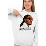 Fashion, accesorii si bijuterii - Femei - Imbracaminte femei - Hanorace femei - Hanorac Femei Future Rapper Trap Music, alb, marime 2XL - Infinity.ro