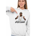 Fashion, accesorii si bijuterii - Femei - Imbracaminte femei - Hanorace femei - Hanorac Femei Future REUP Rapper, alb, marime 2XL - Infinity.ro