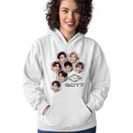 Fashion, accesorii si bijuterii - Femei - Imbracaminte femei - Hanorace femei - Hanorac Femei Got7 Kpop Bambam Youngjae, alb, marime 2XL - Infinity.ro