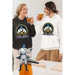Fashion, accesorii si bijuterii - Femei - Imbracaminte femei - Hanorace femei - Hanorac Femei Grand Admiral Thrawn Star Wars, alb, marime 2XL - Infinity.ro