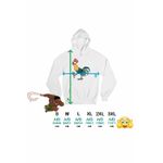 Fashion, accesorii si bijuterii - Femei - Imbracaminte femei - Hanorace femei - Hanorac Femei Heihei Moana Vaiana Cocos, alb, marime 2XL - Infinity.ro