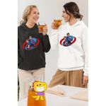 Fashion, accesorii si bijuterii - Femei - Imbracaminte femei - Hanorace femei - Hanorac Femei Henry Danger, alb, marime 2XL - Infinity.ro
