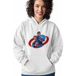 Fashion, accesorii si bijuterii - Femei - Imbracaminte femei - Hanorace femei - Hanorac Femei Henry Danger, alb, marime 2XL - Infinity.ro