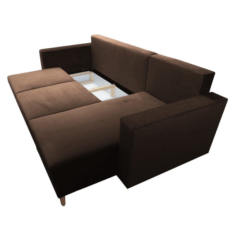 Casa si Gradina - Mobilier - Canapele si coltare - Canapele - Canapea extensibila, maro, dreapta, BLEKY ROH - Infinity.ro