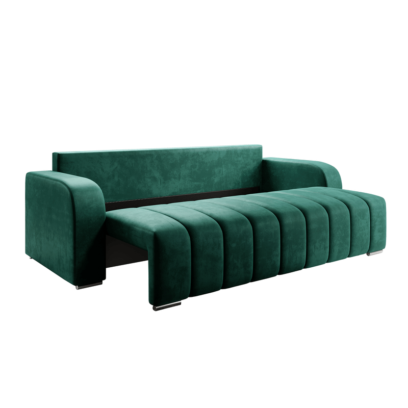 Casa si Gradina - Mobilier - Canapele si coltare - Canapele - Canapea extensibila, culoare smarald, PORIMA - Infinity.ro