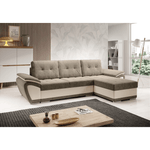 Casa si Gradina - Mobilier - Canapele si coltare - Canapele - Canapea extensibila, bej/maroniu deschis, dreapta, ENIF ROH - Infinity.ro
