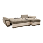 Casa si Gradina - Mobilier - Canapele si coltare - Canapele - Canapea extensibila, bej/maroniu deschis, dreapta, ENIF ROH - Infinity.ro