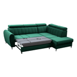 Casa si Gradina - Mobilier - Canapele si coltare - Canapele - Canapea extensibila, smarald, dreapta, KORIO L - Infinity.ro