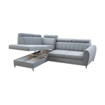 Casa si Gradina - Mobilier - Canapele si coltare - Canapele - Canapea extensibila, gri deschis, stanga, KORIO L - Infinity.ro