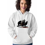 Fashion, accesorii si bijuterii - Femei - Imbracaminte femei - Hanorace femei - Hanorac Femei Hiccup Toothless How to train your dragon, alb, marime 2XL - Infinity.ro