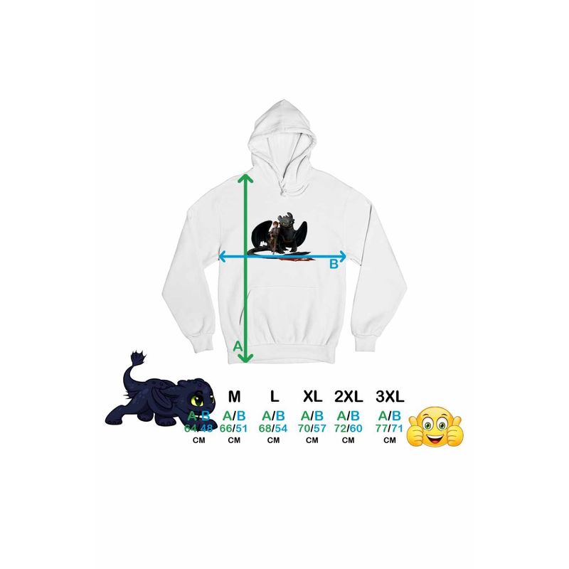 Fashion, accesorii si bijuterii - Femei - Imbracaminte femei - Hanorace femei - Hanorac Femei Hiccup Toothless How to train your dragon, alb, marime 2XL - Infinity.ro