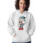 Fashion, accesorii si bijuterii - Femei - Imbracaminte femei - Hanorace femei - Hanorac Femei Hilda Casa Padure Pisica Twig Vulpe, alb, marime 2XL - Infinity.ro