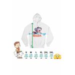 Fashion, accesorii si bijuterii - Femei - Imbracaminte femei - Hanorace femei - Hanorac Femei Hilda Aventuri Desene Animate, alb, marime 2XL - Infinity.ro