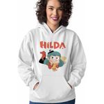 Fashion, accesorii si bijuterii - Femei - Imbracaminte femei - Hanorace femei - Hanorac Femei Hilda Copilarie Netflix, alb, marime 2XL - Infinity.ro