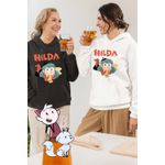 Fashion, accesorii si bijuterii - Femei - Imbracaminte femei - Hanorace femei - Hanorac Femei Hilda Copilarie Netflix, alb, marime 2XL - Infinity.ro