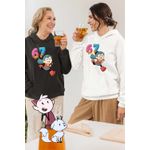 Fashion, accesorii si bijuterii - Femei - Imbracaminte femei - Hanorace femei - Hanorac Femei Hilda Six Seven 67 Sase Sapte, alb, marime 2XL - Infinity.ro