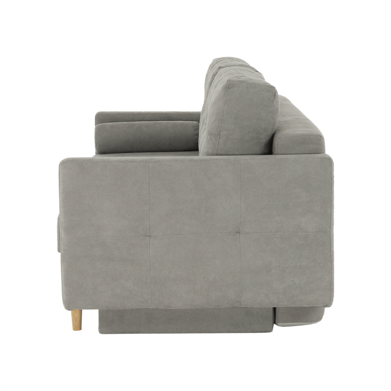 Casa si Gradina - Mobilier - Canapele si coltare - Canapele - Canapea extensibila, gri textil  Queens, AURELIA - Infinity.ro