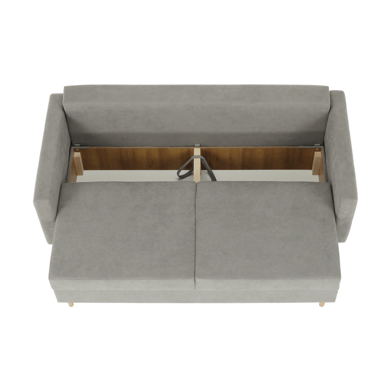 Casa si Gradina - Mobilier - Canapele si coltare - Canapele - Canapea extensibila, gri textil  Queens, AURELIA - Infinity.ro
