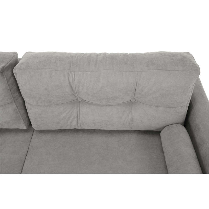 Casa si Gradina - Mobilier - Canapele si coltare - Canapele - Canapea extensibila, gri textil  Queens, AURELIA - Infinity.ro