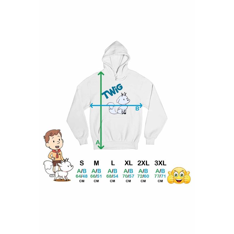 Fashion, accesorii si bijuterii - Femei - Imbracaminte femei - Hanorace femei - Hanorac Femei Hilda Twig Vulpe Alba Trolberg, alb, marime 2XL - Infinity.ro