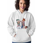 Fashion, accesorii si bijuterii - Femei - Imbracaminte femei - Hanorace femei - Hanorac Femei Hilda Zootopia Judy Twig, alb, marime 2XL - Infinity.ro