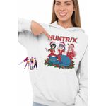 Fashion, accesorii si bijuterii - Femei - Imbracaminte femei - Hanorace femei - Hanorac Femei Huntrix Craciunite Merry Christmas Kpop, alb, marime 2XL - Infinity.ro