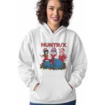 Fashion, accesorii si bijuterii - Femei - Imbracaminte femei - Hanorace femei - Hanorac Femei Huntrix Craciunite Merry Christmas Kpop, alb, marime 2XL - Infinity.ro