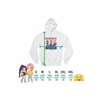 Fashion, accesorii si bijuterii - Femei - Imbracaminte femei - Hanorace femei - Hanorac Femei Huntrix Craciunite Merry Christmas Kpop, alb, marime 2XL - Infinity.ro